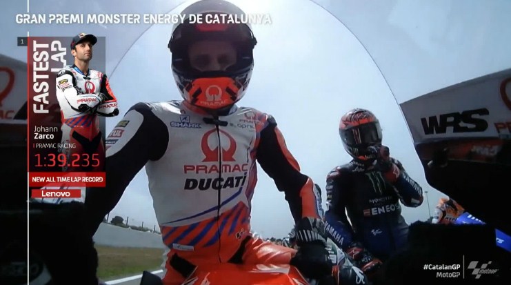 Hasil Latihan Bebas 2 MotoGP Catalunya 2021 – NontonMotoGP