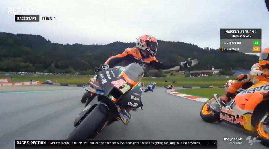 MotoGP Styria Kacau, Aleix vs Marquez Berkelahi Saat Balapan