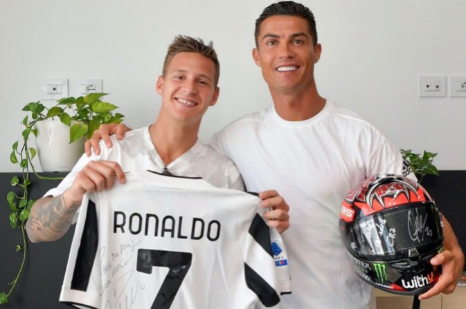 Quartararo Jumpa Ronaldo, Ada Apa Nih?