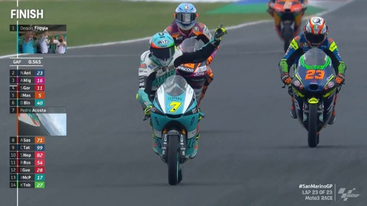 Hasil Race Moto3 San Marino 2021