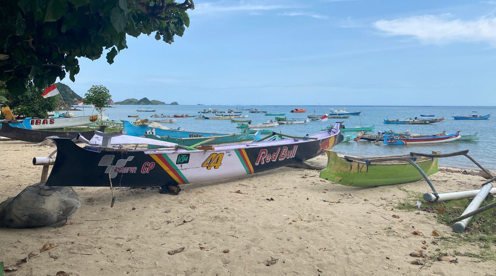 Pol Ingin Ganti Motornya Pakai Perahu Nelayan Tes di Mandalika