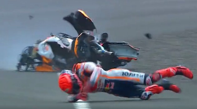 Aleix Saksi Kecelakaan Marquez, Tubuhnya Seperti Boneka Menghantam Tanah