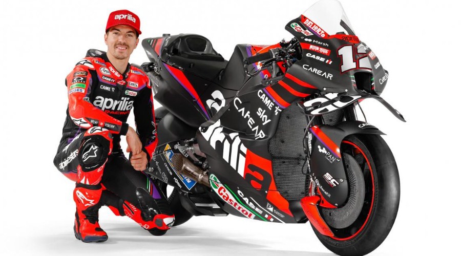 Livery Aprilia MotoGP 2023 Tetap Hitam Merah, Begini Tambang Motor Aleix-Vinales