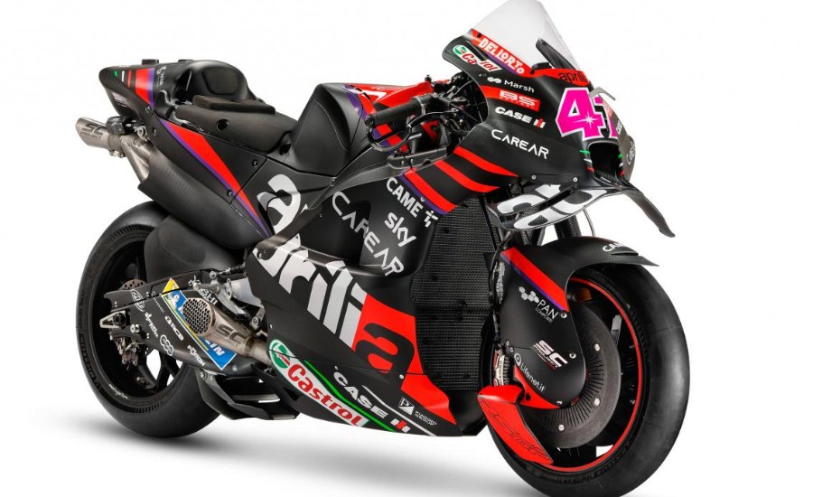 Livery Aprilia MotoGP 2023 Tetap Hitam Merah, Begini Tambang Motor Aleix-Vinales