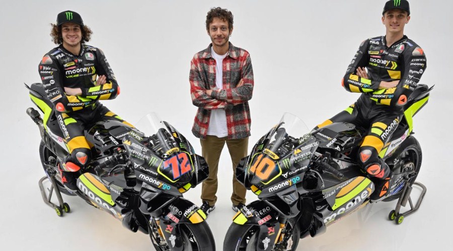 Livery Motor Tim VR46 Rossi MotoGP 2023, Hitam-Kuning Sangar