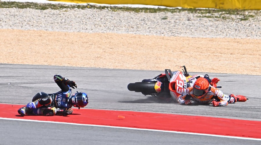 MotoGP Portugal: Oliveira Akhirnya Bicara: Marquez Terlambat Mengerem