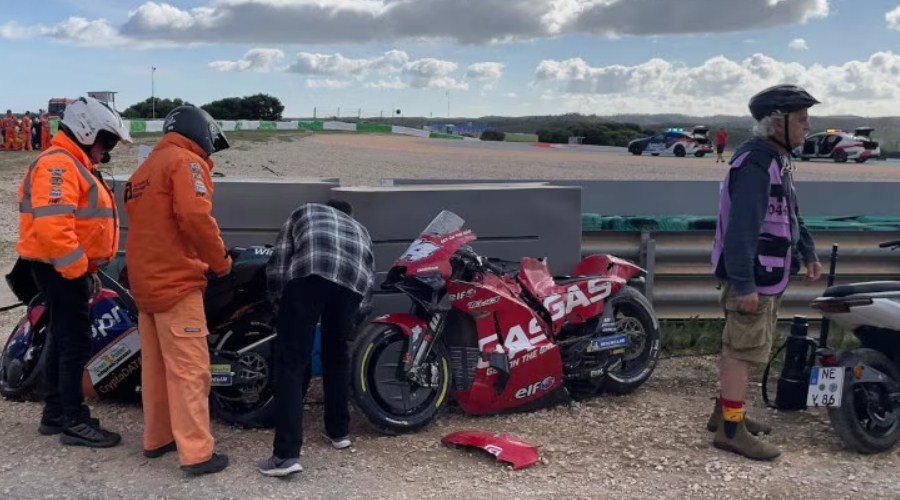 Pol Espargaro Cedera Memar Paru paru Rahang Retak Trauma Tulang Belakang