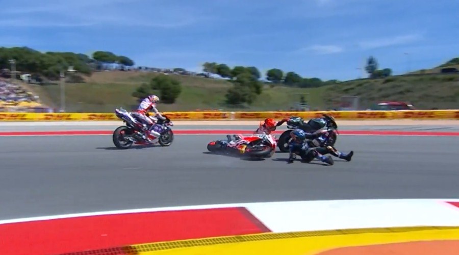 Bradl Duga Marquez Tabrak Oliveira Karena Sentuh Limit Motor Dia