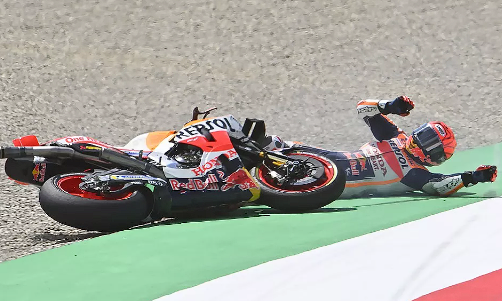 MotoGP Italia: Pakar Curiga Penyebab Marquez Jatuh Karena 'Over-riding'