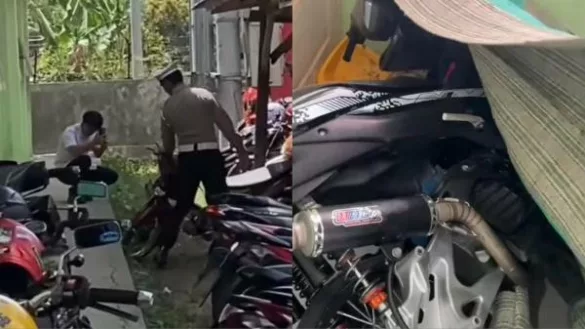 Murid Sembunyikan Motor di Kelas 1