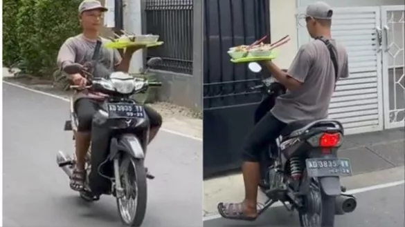 Penjual Mie Ayam Viral