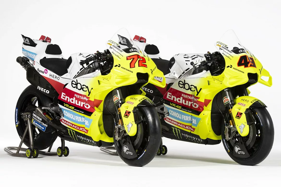 motogp vr46 launch 2024 bikes 2