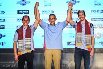 Kemenparekraf Perkenalkan Tim MotoGP Gresini dengan Marquez Brothers