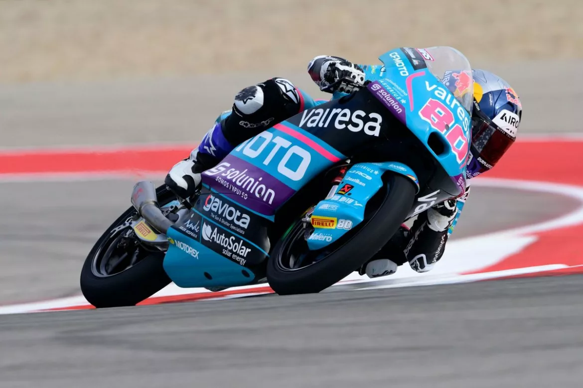 David Alonso Dominasi Balapan Moto3 di Amerika Serikat