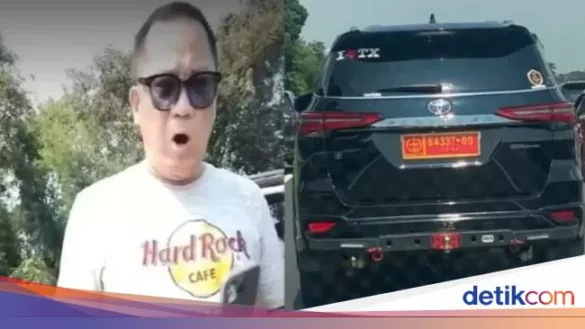 pengemudi fortuner pelat tni ngaku adik jenderal 169