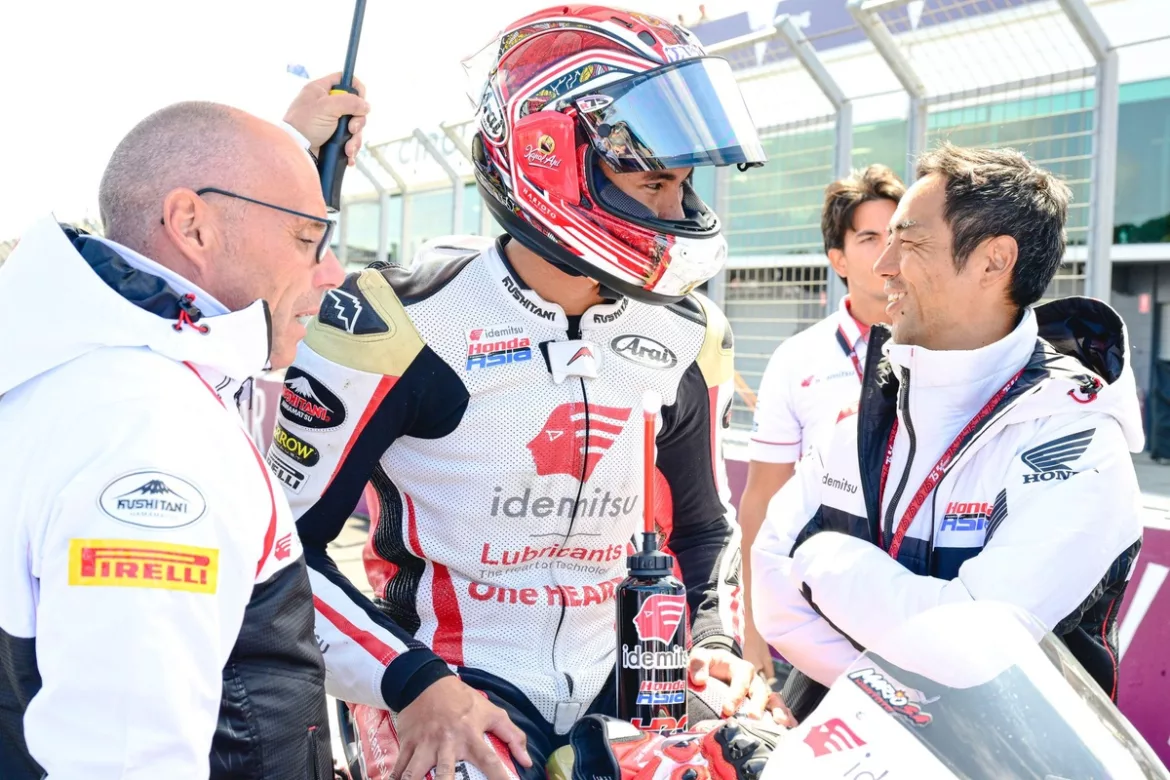 mario aji idemitsu honda team