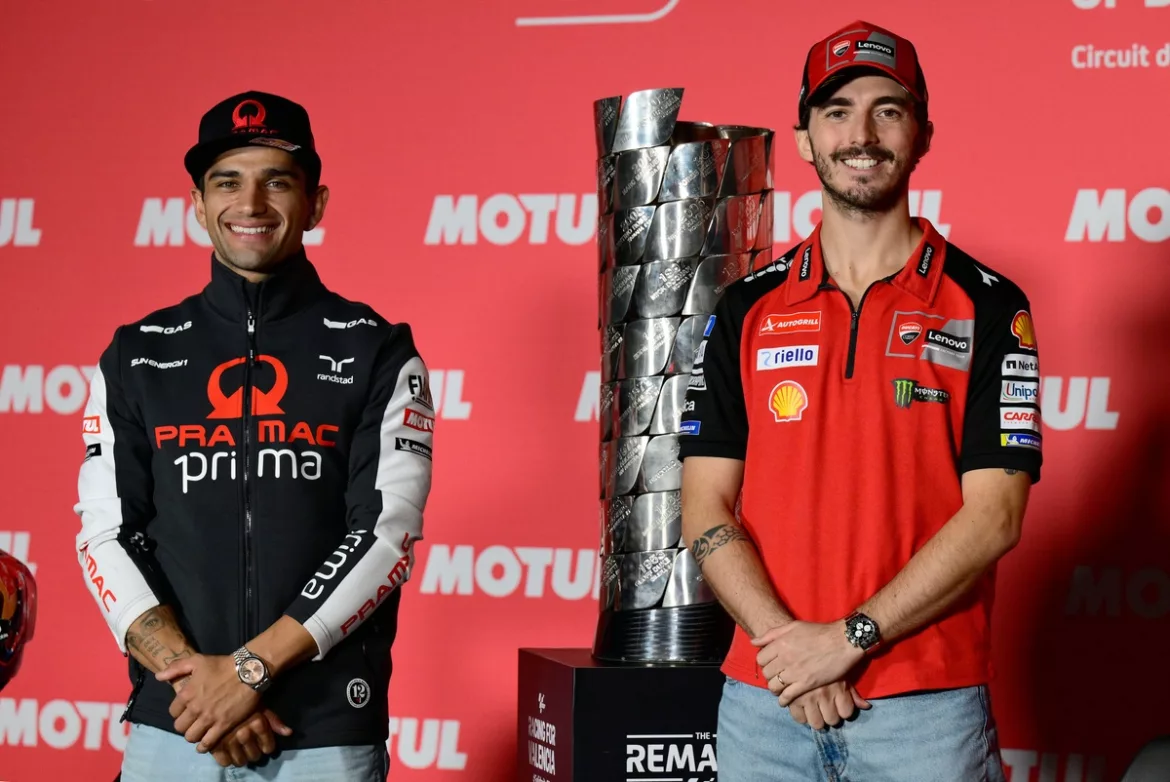 Title Martin dan Bagnaia Duel Seru Menuju Gelar Juara MotoGP 2024